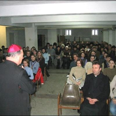 Vizită pastorală în Parohia Bacău Sfânta Cruce