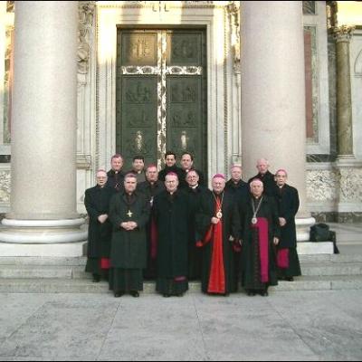 Imagini de la vizita ad limina
