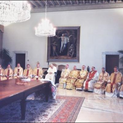 Imagini de la vizita ad limina
