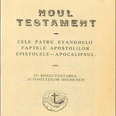 Lansarea Noului Testament la Iaşi