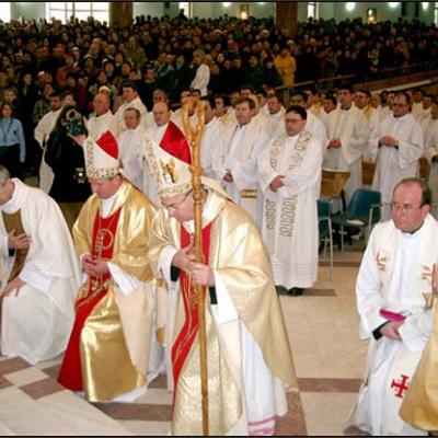 Liturghia crismei la Bacău
