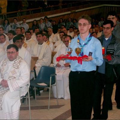 Liturghia crismei la Bacău