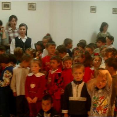 Sfinţirea capelei din Grădiniţa 'Sfânta Familie' la Gherăeşti
