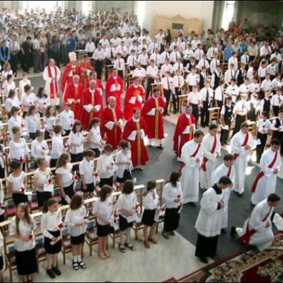 Administrarea Mirului în Parohia "Adormirea Maicii Domnului" din Iaşi