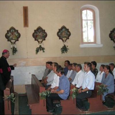 Vizită pastorală la Berzunţi