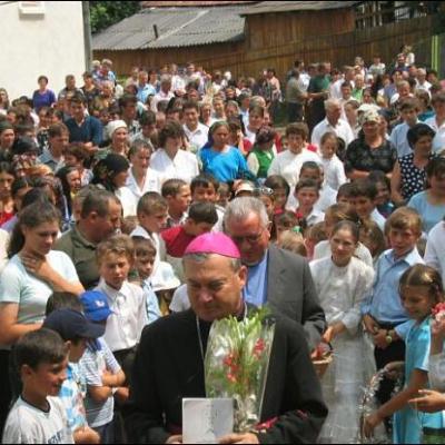 Vizită pastorală la Berzunţi