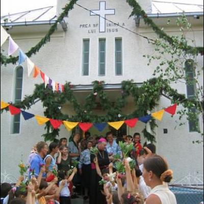 Vizită pastorală la Berzunţi