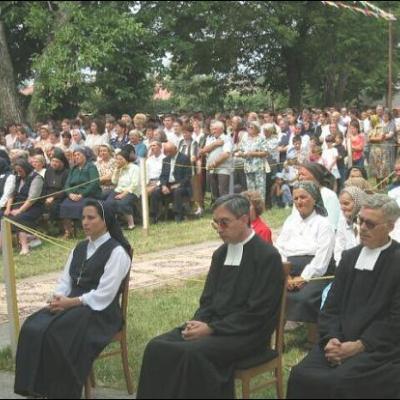 Hram în Parohia Gheraesti