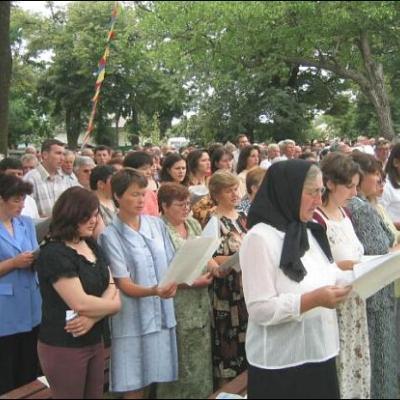 Hram în Parohia Gheraesti