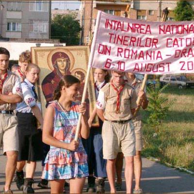 Întâlnirea Naţională a Tineretului Catolic. Prima zi