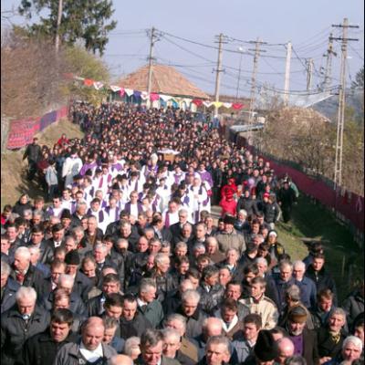 Luizi-Calugăra: Înmormântarea pr. Iosif Budău