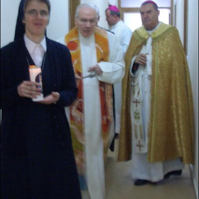 Sfinţirea casei pentru surori din Iaşi