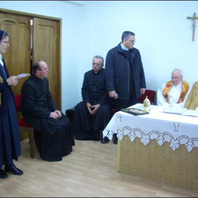 Sfinţirea casei pentru surori din Iaşi