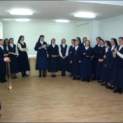 Sfinţirea casei pentru surori din Iaşi