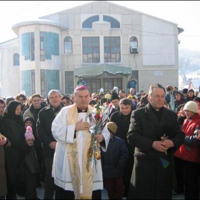 Vizită pastorală în Parohia Cleja