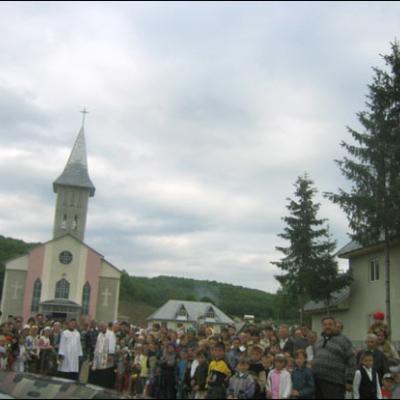 Vizita pastorală în Parohia Coman