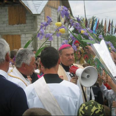 Vizita pastorală în Parohia Coman