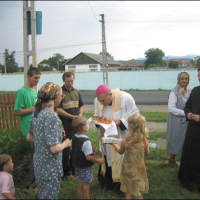 Vizită pastorală în Parohia Frumoasa