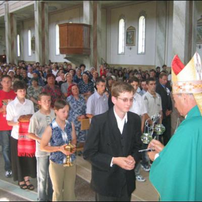 Vizită pastorală în Parohia Frumoasa