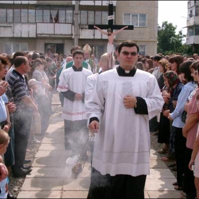 Binecuvântarea unei capele la Roman