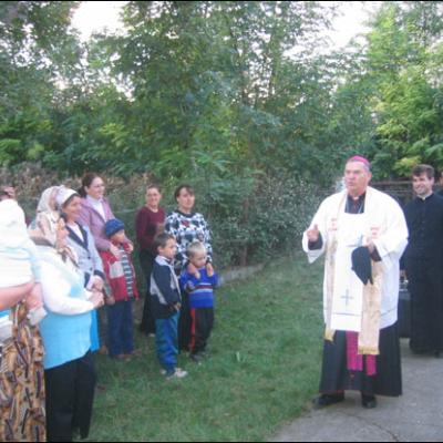 Vizita pastorală în Parohia Focuri