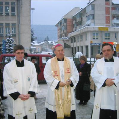 Vizită pastorală în Parohia Gura Humorului