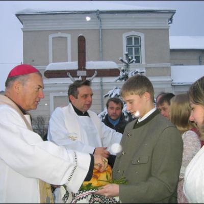 Vizită pastorală în Parohia Gura Humorului