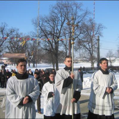 Vizită pastorală în Parohia Gherăeşti