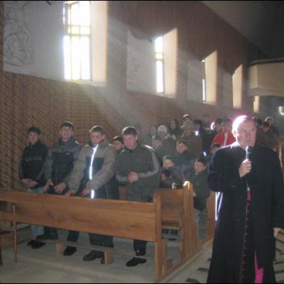 Vizită pastorală în Parohia Gherăeşti