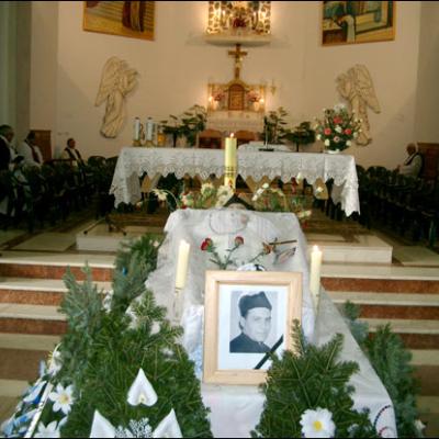 Înmormântarea pr. Francisc Gârleanu