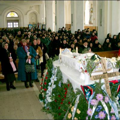 Înmormântarea pr. Francisc Gârleanu