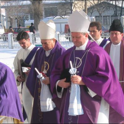 Înmormântarea pr. Francisc Gârleanu