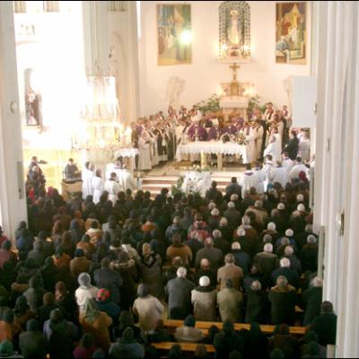 Înmormântarea pr. Francisc Gârleanu