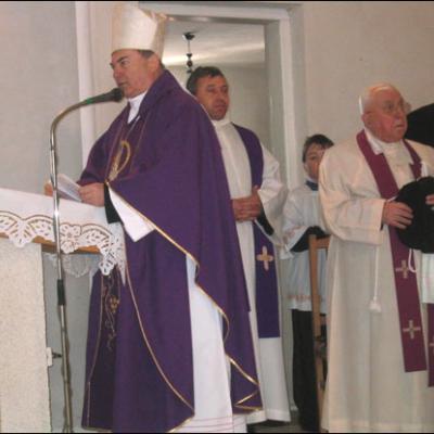 Înmormântarea pr. Francisc Gârleanu