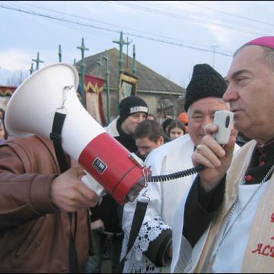 Vizită pastorală în Parohia Galbeni
