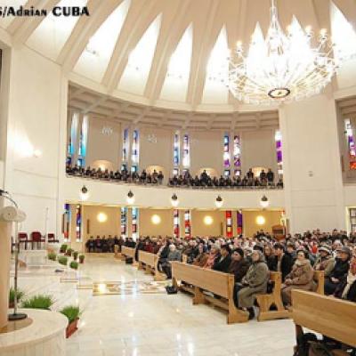 Iaşi: Liturghie pentru papa în catedrala nouă (FOCUS)