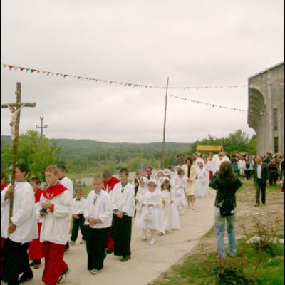 Hram în Parohia Horleşti