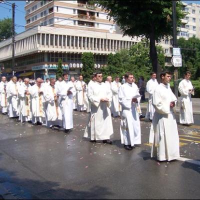 Iaşi: Liturghie şi procesiune euharistică