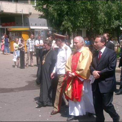 Iaşi: Liturghie şi procesiune euharistică