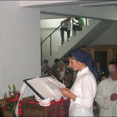 Cleja: Profesiunea Fecioarelor Consacrate