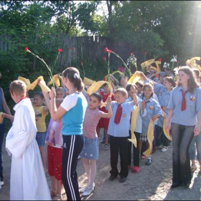 Vizită pastorală în Parohia Horgeşti