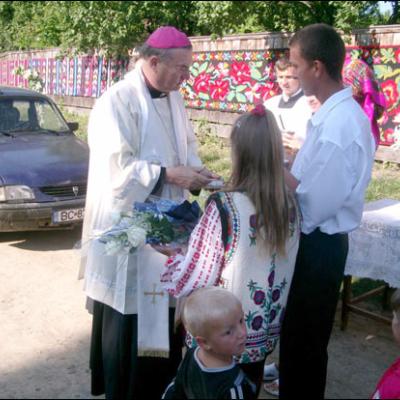 Vizită pastorală în Parohia Horgeşti