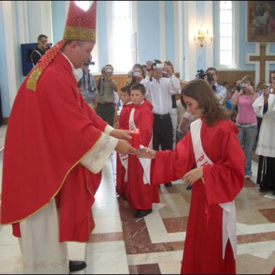 Administrarea Mirului în Parohia Tămăşeni