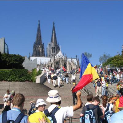 Tineri pelerini români la ZMT Köln