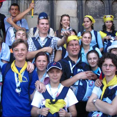 Tineri pelerini români la ZMT Köln