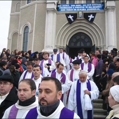 Buruieneşti: Înmormântarea părintelui Petru Ciocan