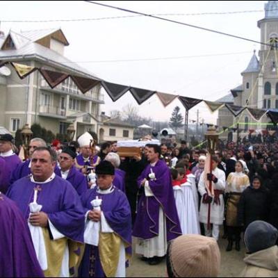 Buruieneşti: Înmormântarea părintelui Petru Ciocan