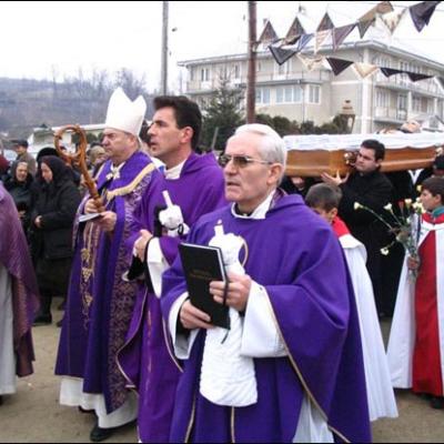 Buruieneşti: Înmormântarea părintelui Petru Ciocan