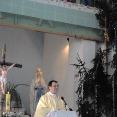 8 ianuarie 2006: Horleşti: Sfinţirea unei grote dedicate Fecioarei Maria