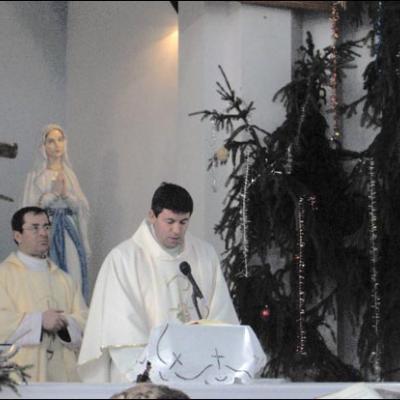 8 ianuarie 2006: Horleşti: Sfinţirea unei grote dedicate Fecioarei Maria